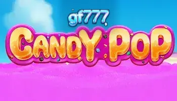 Tampilan visual ceria dari slot Candy Pop dengan simbol permen dan latar belakang warna-warni.